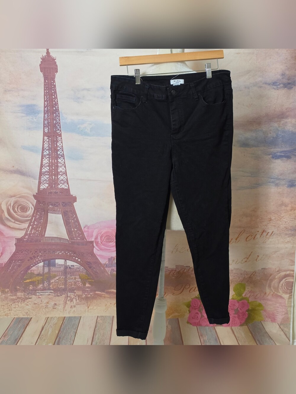 Black Women's Stretch Skinny Jeans Sz 10